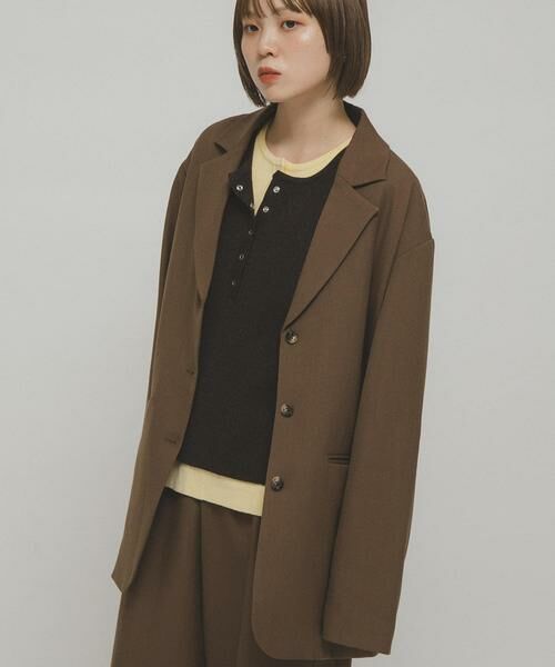 KBF / ケービーエフ ニット・セーター | レイヤードライクヘンリーニット | 詳細4