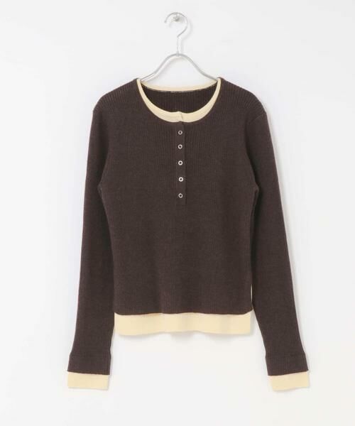 KBF / ケービーエフ ニット・セーター | レイヤードライクヘンリーニット | 詳細8