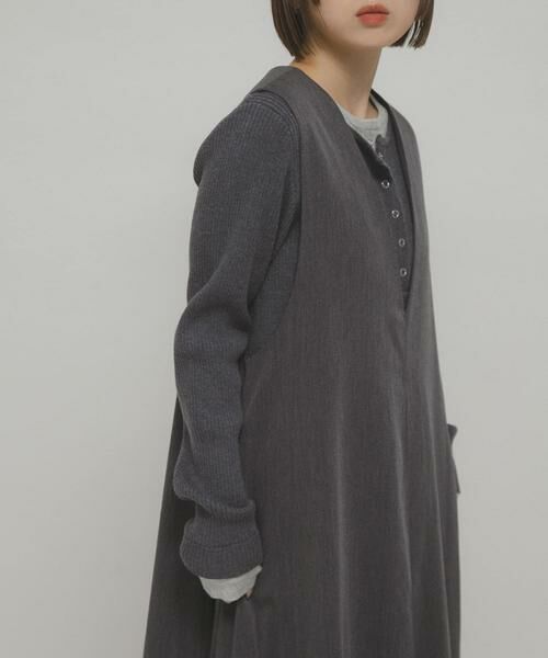 KBF / ケービーエフ ニット・セーター | レイヤードライクヘンリーニット | 詳細18