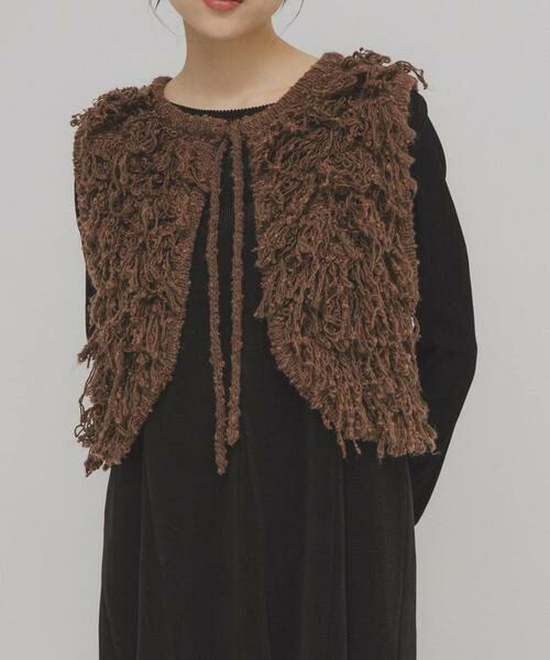 KBF / ケービーエフ ベスト | ループニットベスト | 詳細1