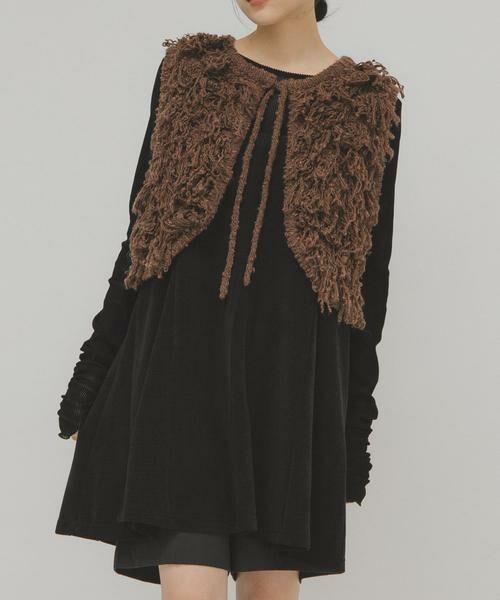 KBF / ケービーエフ ベスト | ループニットベスト | 詳細2