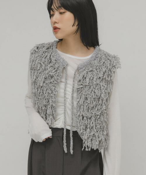 KBF / ケービーエフ ベスト | ループニットベスト | 詳細11