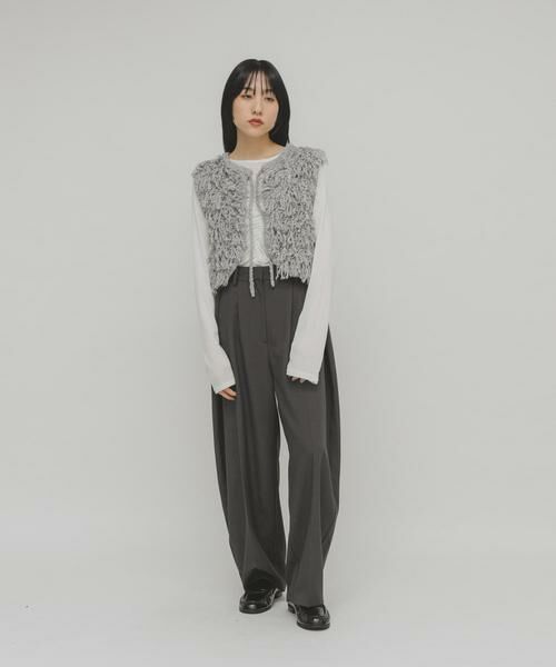 KBF / ケービーエフ ベスト | ループニットベスト | 詳細13