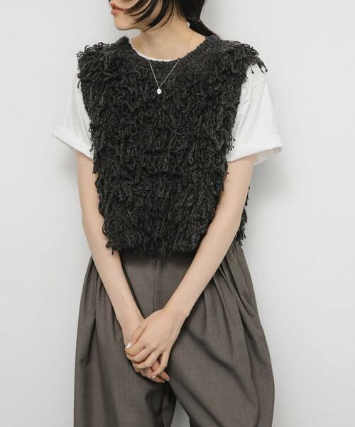 KBF / ケービーエフ ベスト | ループニットベスト | 詳細25