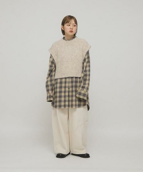 KBF / ケービーエフ シャツ・ブラウス | BIGチェックシャツ | 詳細3