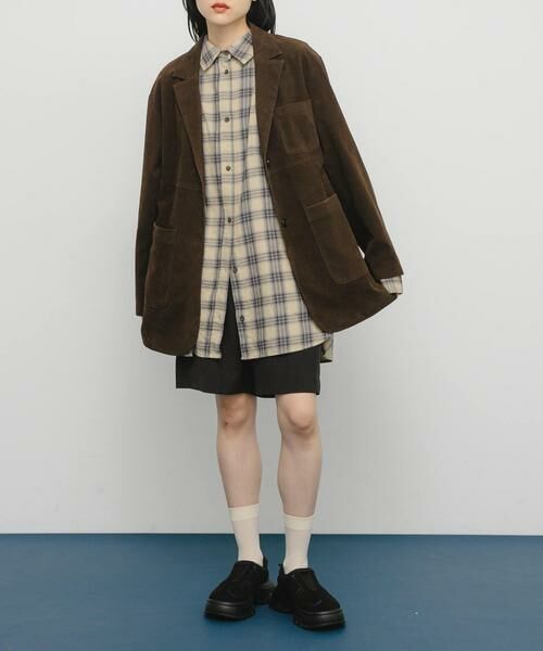 KBF / ケービーエフ シャツ・ブラウス | BIGチェックシャツ | 詳細7