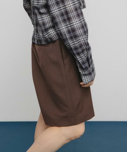 KBF / ケービーエフ ショート・ハーフ・半端丈パンツ | フロントステッチショートパンツ | 詳細1