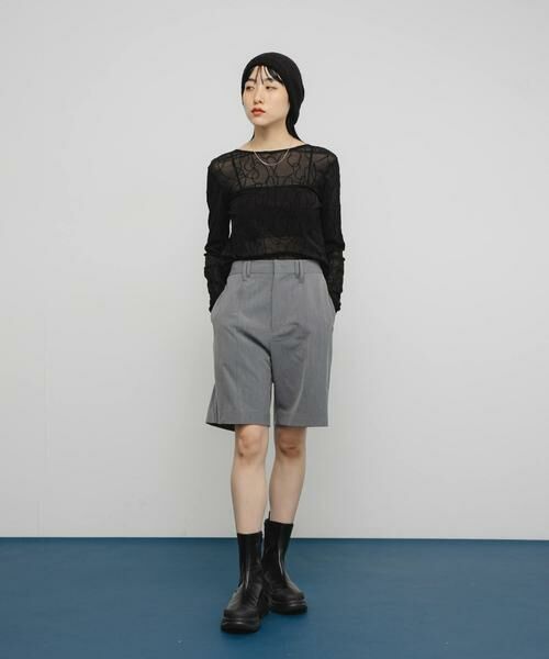 KBF / ケービーエフ ショート・ハーフ・半端丈パンツ | フロントステッチショートパンツ | 詳細20