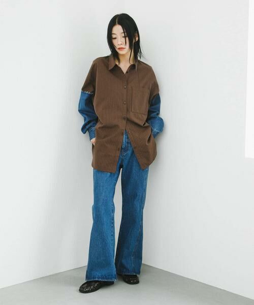 KBF / ケービーエフ デニムパンツ | シームポケットフレアデニム | 詳細15