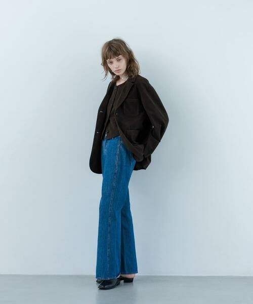 KBF / ケービーエフ デニムパンツ | シームポケットフレアデニム | 詳細16