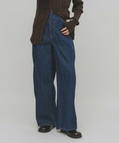 KBF / ケービーエフ デニムパンツ | タックWIDEデニム