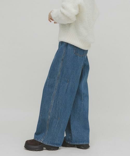 KBF / ケービーエフ デニムパンツ | タックWIDEデニム | 詳細18