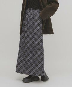 KBF / ケービーエフ スカート | チェックナロースカート