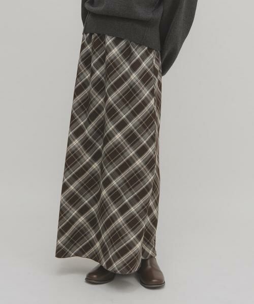 KBF / ケービーエフ スカート | チェックナロースカート | 詳細9
