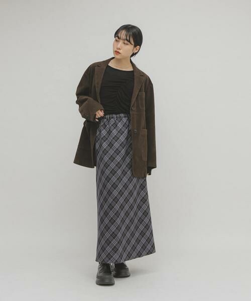 KBF / ケービーエフ スカート | チェックナロースカート | 詳細20