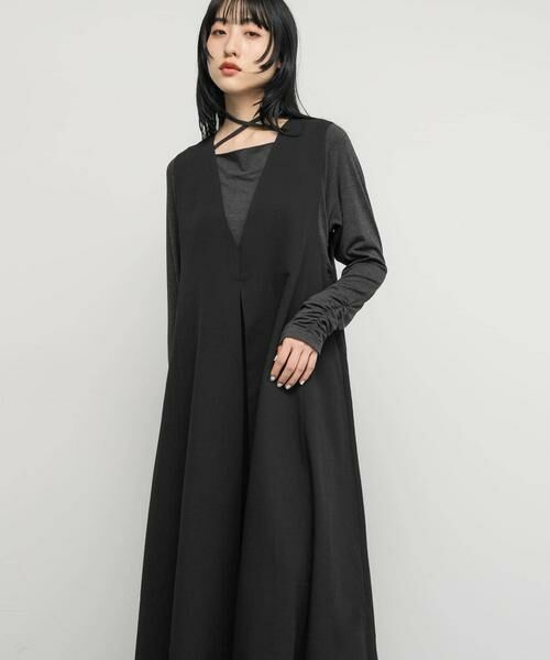 KBF / ケービーエフ ワンピース | 『一部WEB限定カラー』2WAYフレアジャンパースカート | 詳細24