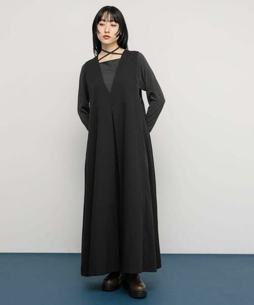 KBF / ケービーエフ ワンピース | 『一部WEB限定カラー』2WAYフレアジャンパースカート | 詳細25