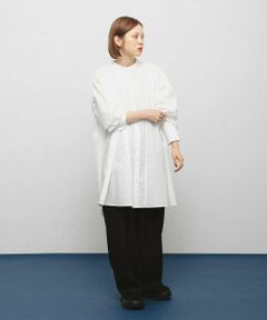 KBF / ケービーエフ ワンピース | WIDEフレアミニシャツワンピース