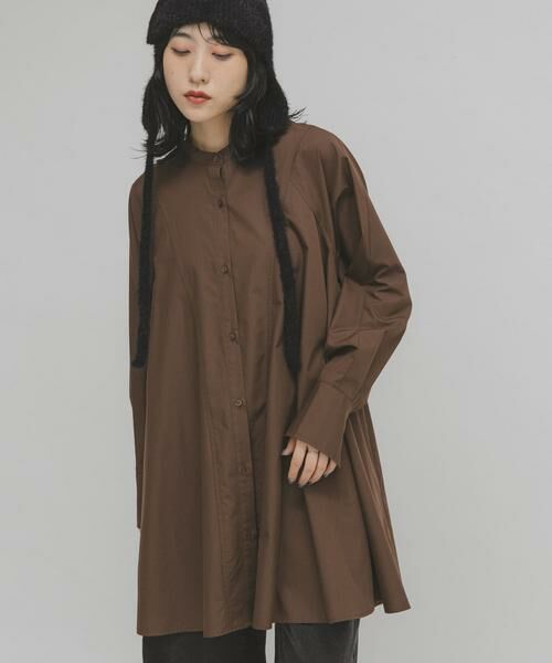 KBF / ケービーエフ ワンピース | WIDEフレアミニシャツワンピース | 詳細2