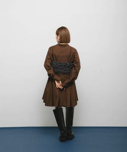 KBF / ケービーエフ ワンピース | WIDEフレアミニシャツワンピース | 詳細7