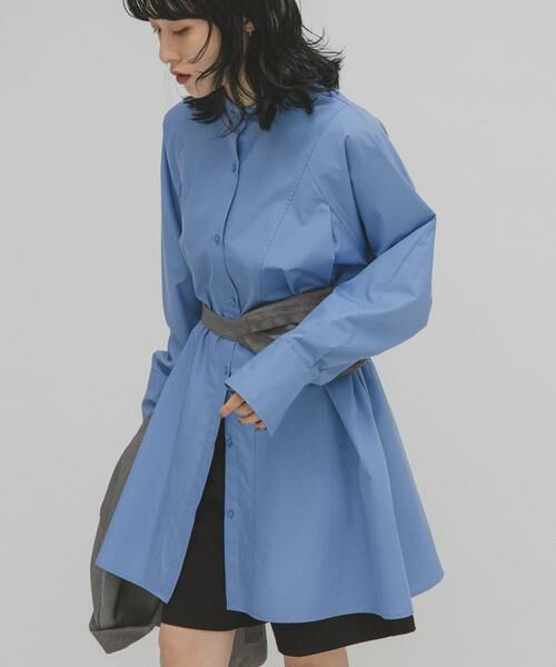 KBF / ケービーエフ ワンピース | WIDEフレアミニシャツワンピース | 詳細12