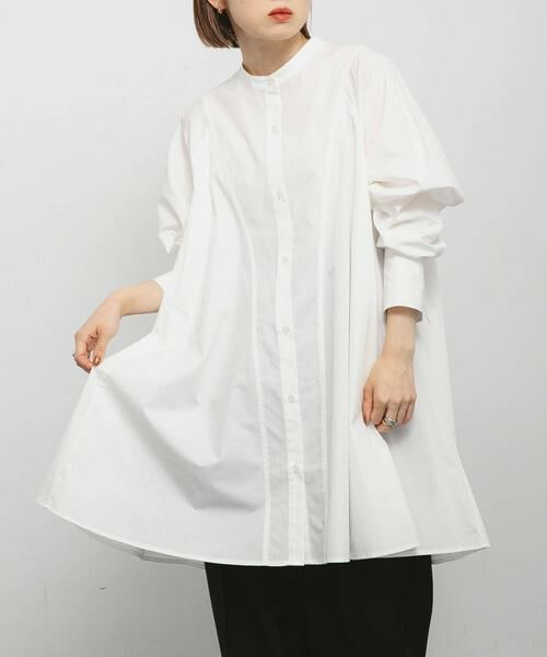 KBF / ケービーエフ ワンピース | WIDEフレアミニシャツワンピース | 詳細24