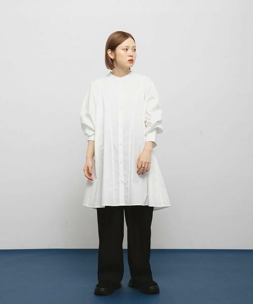 KBF / ケービーエフ ワンピース | WIDEフレアミニシャツワンピース | 詳細27