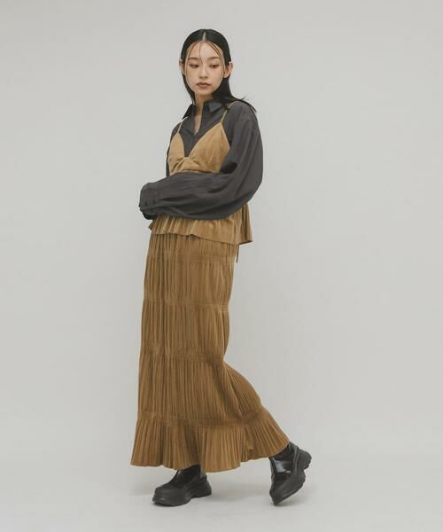 KBF / ケービーエフ ワンピース | マジョリカプリーツセパレートワンピース | 詳細1