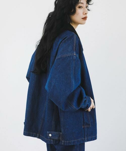 KBF / ケービーエフ ブルゾン | 2WAYカラーデニムブルゾン | 詳細5
