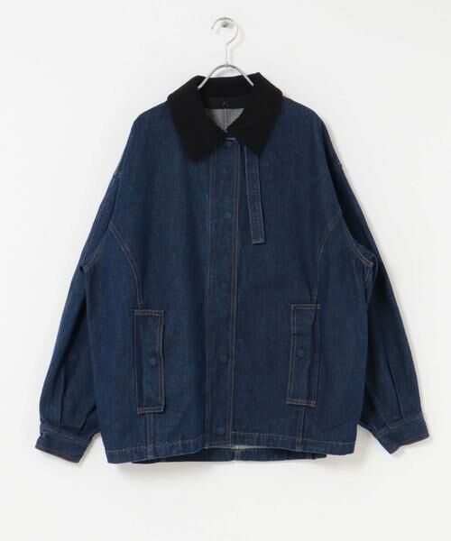 KBF / ケービーエフ ブルゾン | 2WAYカラーデニムブルゾン | 詳細7