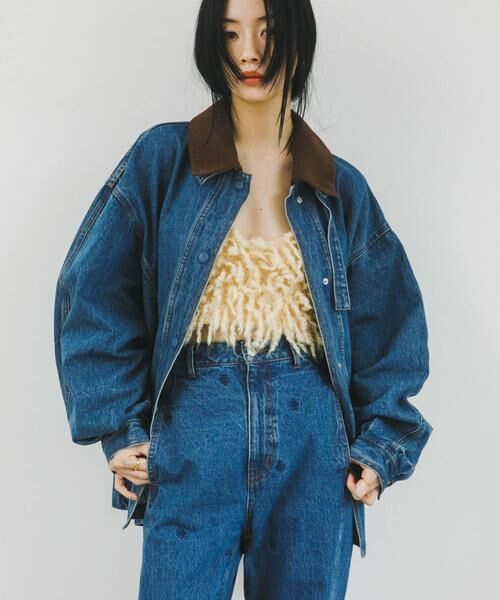 KBF / ケービーエフ ブルゾン | 2WAYカラーデニムブルゾン | 詳細15