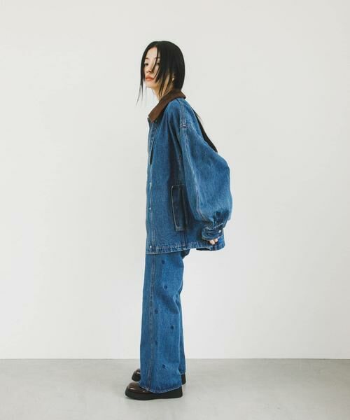 KBF / ケービーエフ ブルゾン | 2WAYカラーデニムブルゾン | 詳細16