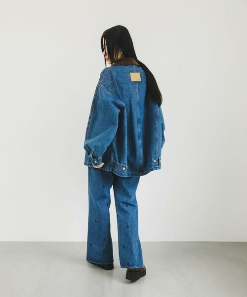 KBF / ケービーエフ ブルゾン | 2WAYカラーデニムブルゾン | 詳細17