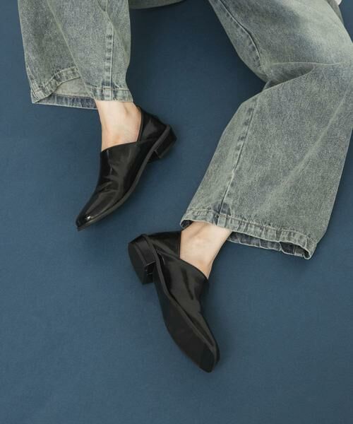 KBF / ケービーエフ シューズ | センターステッチスクエアトゥスライドシューズ | 詳細4
