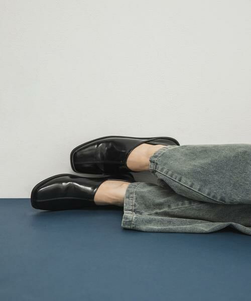 KBF / ケービーエフ シューズ | センターステッチスクエアトゥスライドシューズ | 詳細5