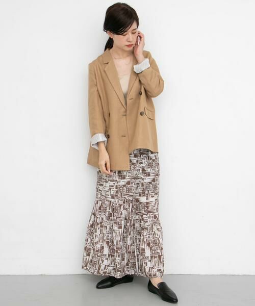 KBF / ケービーエフ スカート | townプリントマルチWAYスカート∴ | 詳細7