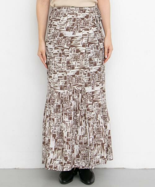 KBF / ケービーエフ スカート | townプリントマルチWAYスカート∴ | 詳細8