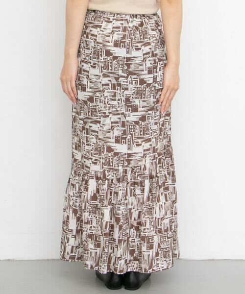 KBF / ケービーエフ スカート | townプリントマルチWAYスカート∴ | 詳細10