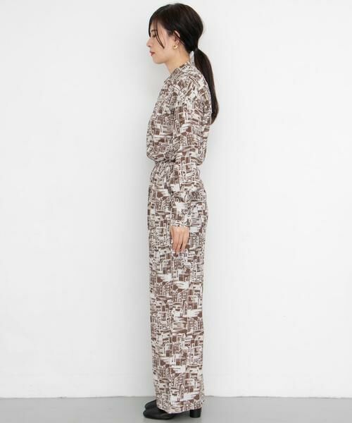 KBF / ケービーエフ サロペット・オールインワン | townプリントジャンプスーツ∴ | 詳細4