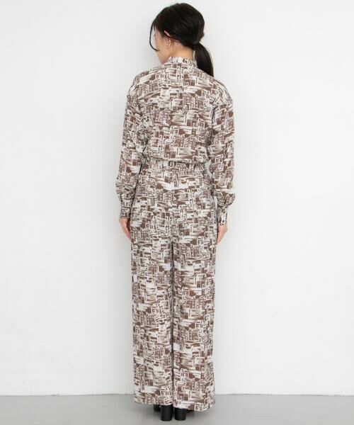 KBF / ケービーエフ サロペット・オールインワン | townプリントジャンプスーツ∴ | 詳細5