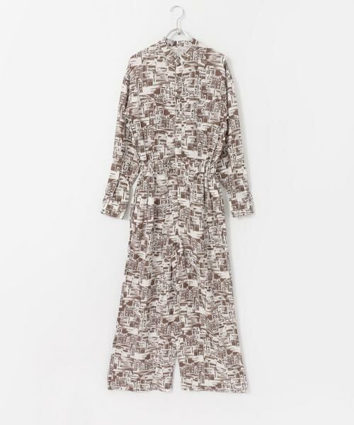 KBF / ケービーエフ サロペット・オールインワン | townプリントジャンプスーツ∴ | 詳細6