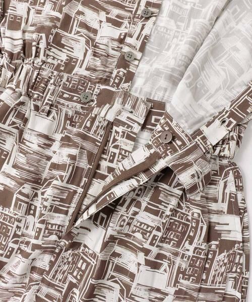 KBF / ケービーエフ サロペット・オールインワン | townプリントジャンプスーツ∴ | 詳細8