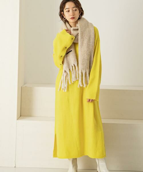 KBF / ケービーエフ ワンピース | 2WAYボタンスリーブニットワンピース∴ | 詳細1