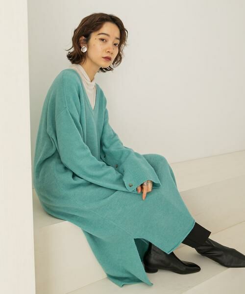 KBF / ケービーエフ ワンピース | 2WAYボタンスリーブニットワンピース∴ | 詳細10