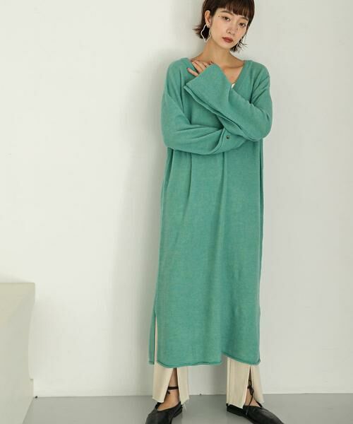 KBF / ケービーエフ ワンピース | 2WAYボタンスリーブニットワンピース∴ | 詳細11
