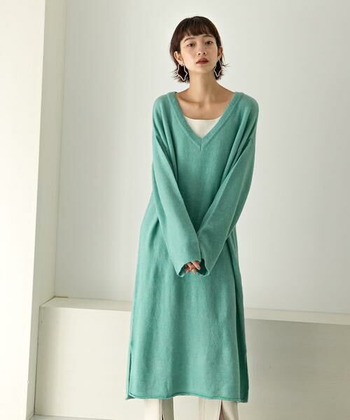 KBF / ケービーエフ ワンピース | 2WAYボタンスリーブニットワンピース∴ | 詳細13