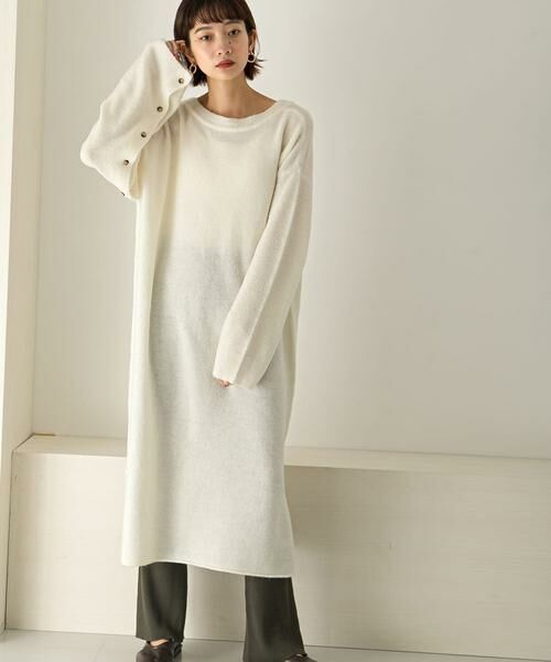 KBF / ケービーエフ ワンピース | 2WAYボタンスリーブニットワンピース∴ | 詳細18