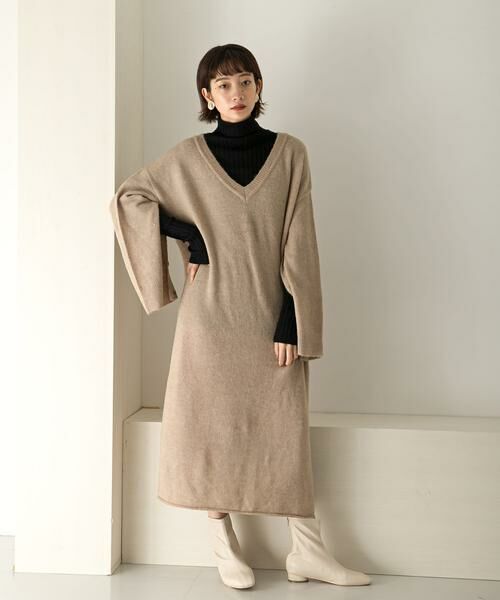 KBF / ケービーエフ ワンピース | 2WAYボタンスリーブニットワンピース∴ | 詳細29