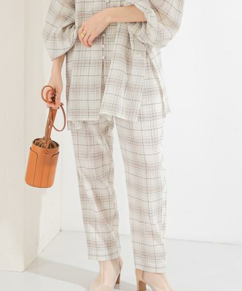 KBF / ケービーエフ その他パンツ | シアーチェックパンツ | 詳細1