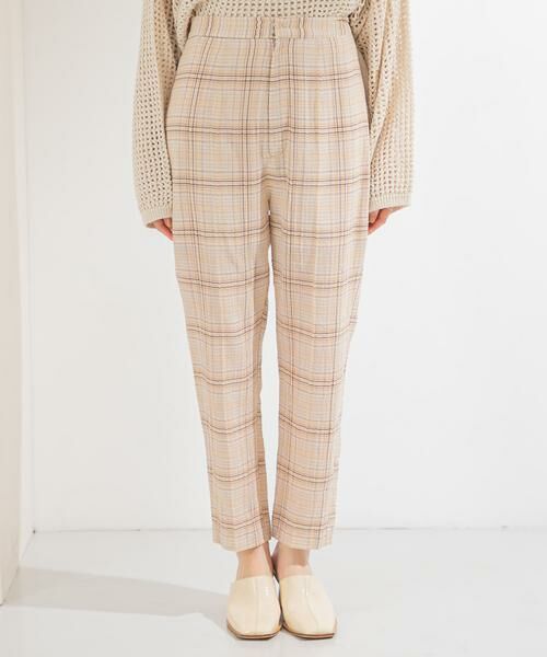 KBF / ケービーエフ その他パンツ | シアーチェックパンツ | 詳細9